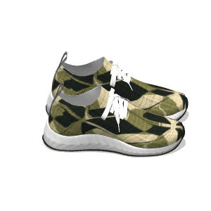 Geometric Camo Tweed