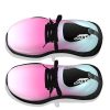 Fuschia Turquoise - Black Soles