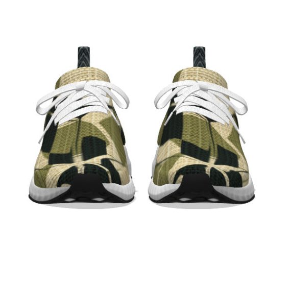 Geometric Camo Tweed