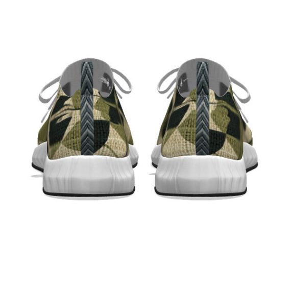 Geometric Camo Tweed